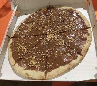 Pizza con la nutella