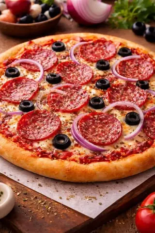 Pizza de Salame