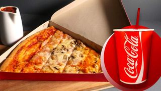 Pizza parče + Coca-Cola točena 0.25l