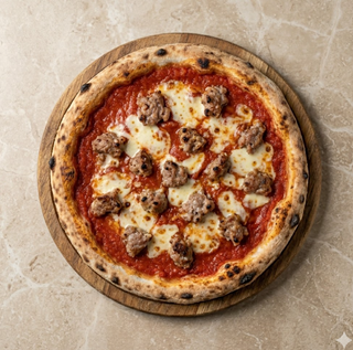 Pizza salsiccia senza glutine