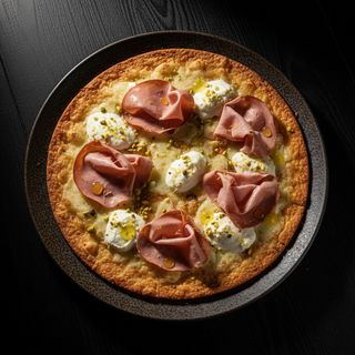 Pizza sottile Bon mortazza