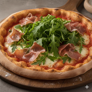 Pizza speck e rucola