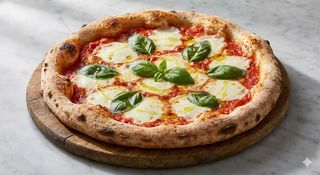 Pizza tonda Margherita 