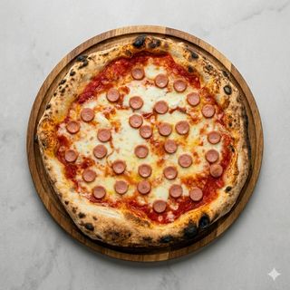 Pizza würstel