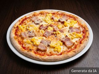Pizza carbonara - baby