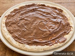 Pizza con Nutella - baby