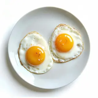 Plain Fried Eggs