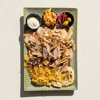 Plat Chicken Shawarma