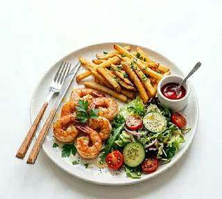 Plat De Crevettes