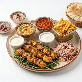 Plat Machaoui Brochettes Poulet