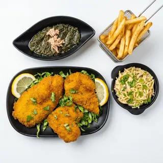 Plat Escalope De Poulet Pané