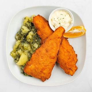 Pohani oslić s blitvom i krumpirom 