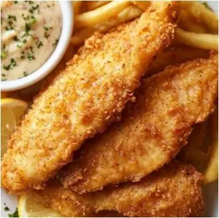 Pohovani Oslić s pomfritom 300 g