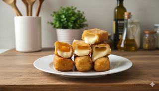 Pohovani sir sa prilogom