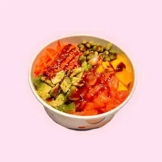 Poke salmon