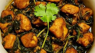 Pollo agli spinaci