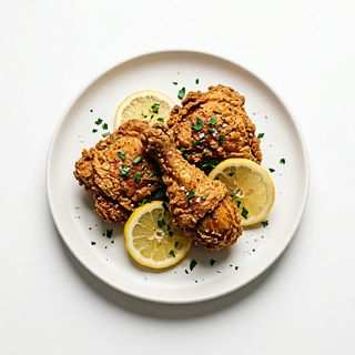 Pollo fritto con limone