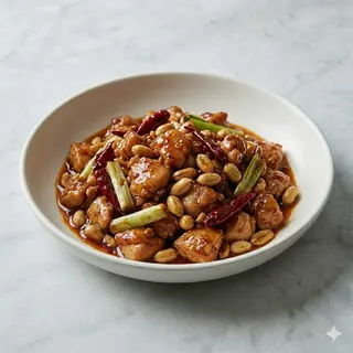 Pollo kung bao piccante