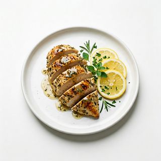 Pollo non fritto con limone