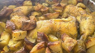 Pollo con patate