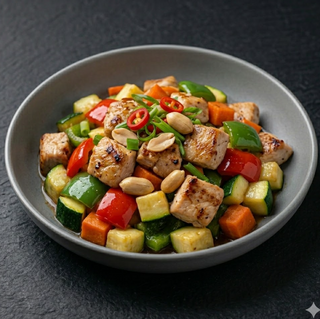 118. Pollo e verdure