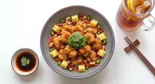 Pollo fritto di shanghai