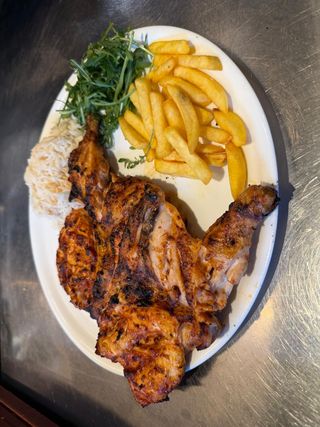 Pollo intero grigliato
