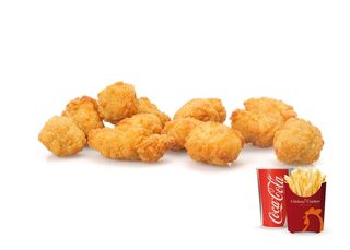 Chicken pop corn menù  12 Pezzi