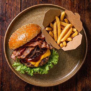 Pork burger