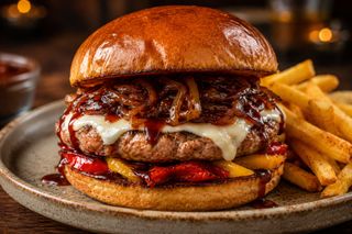 Pork burger