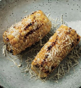 Porumb prajit cu ulei și Parmigano