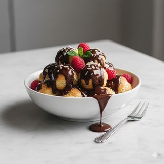Profiteroles al cioccolato