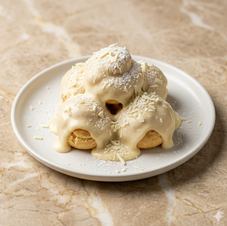 Profiteroles bianco
