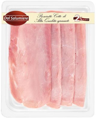 Prosciutto cotto alta qualità 125 g