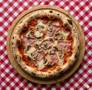 Prosciutto cotto e funghi - normale