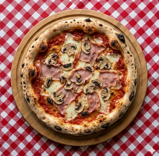 Prosciutto cotto e funghi - normale
