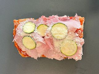Prosciutto cotto e mozzarella di bufala