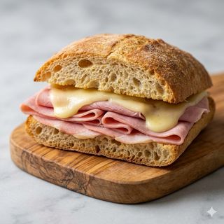Tramezzino prosciutto cotto e formaggio