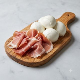 Prosciutto crudo di Parma e mozzarella di bufala DOP