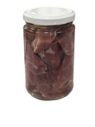 Prosciutto cubetti sotto olio vasetto da 280 g