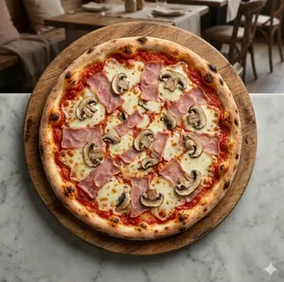 Prosciutto e funghi