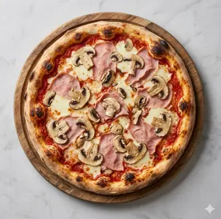 Prosciutto e funghi