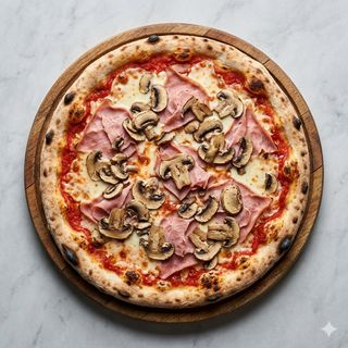 Prosciutto e funghi
