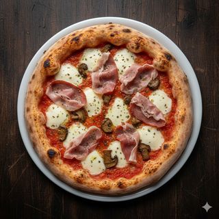 Prosciutto e funghi