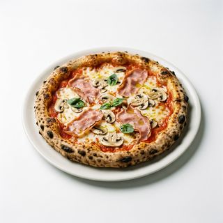 Prosciutto e funghi