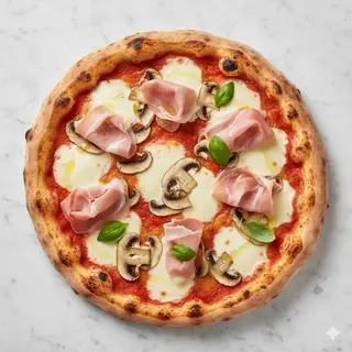 Prosciutto e funghi