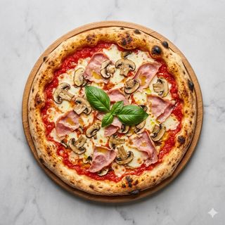 Prosciutto e funghi
