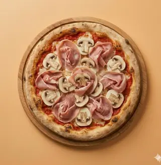 Prosciutto e funghi