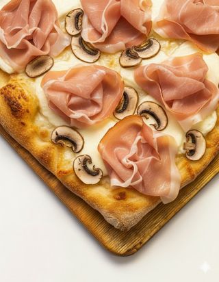 Prosciutto e funghi