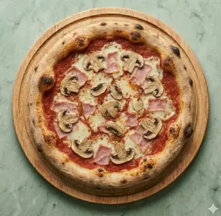 Prosciutto e funghi